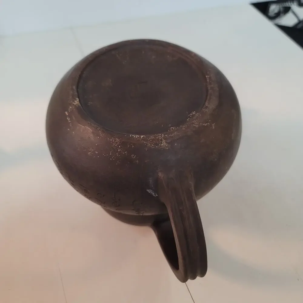 Purple clay teapot MadeChen Xinghua Chinese Yixing Zisha ceremony Hand etched